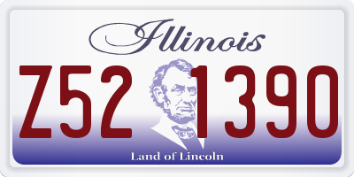 IL license plate Z521390