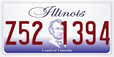 IL license plate Z521394