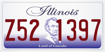 IL license plate Z521397