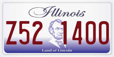 IL license plate Z521400