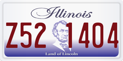 IL license plate Z521404
