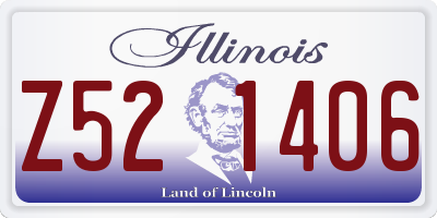IL license plate Z521406