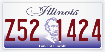 IL license plate Z521424