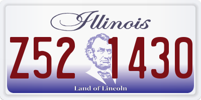 IL license plate Z521430