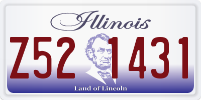 IL license plate Z521431