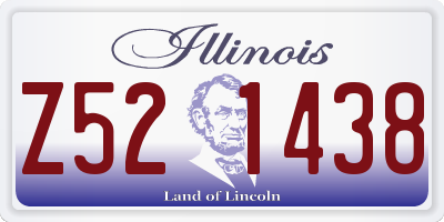 IL license plate Z521438
