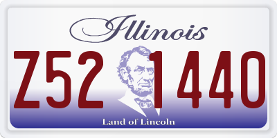 IL license plate Z521440