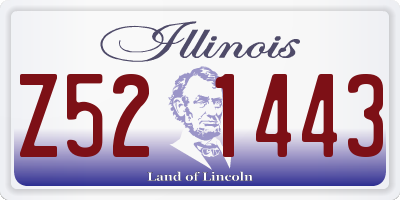 IL license plate Z521443