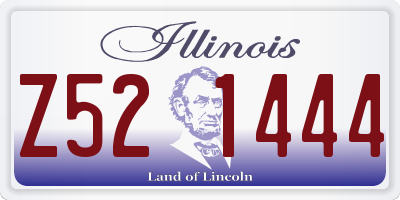 IL license plate Z521444
