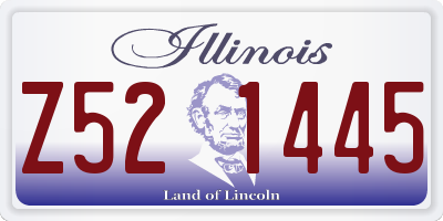 IL license plate Z521445