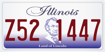 IL license plate Z521447