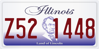 IL license plate Z521448