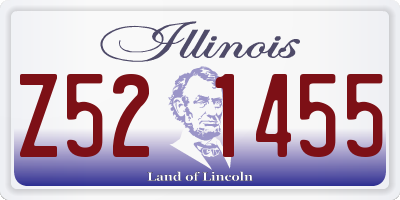 IL license plate Z521455