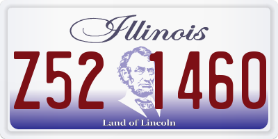 IL license plate Z521460