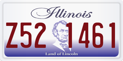 IL license plate Z521461