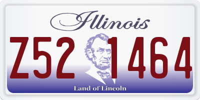 IL license plate Z521464