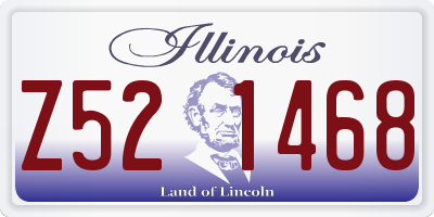IL license plate Z521468
