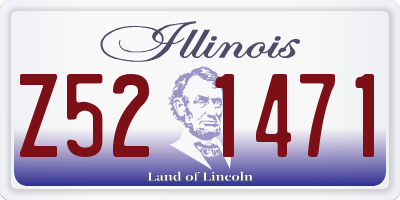 IL license plate Z521471