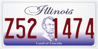 IL license plate Z521474