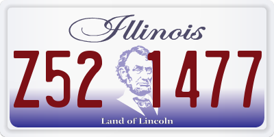 IL license plate Z521477