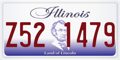 IL license plate Z521479