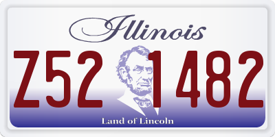 IL license plate Z521482