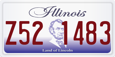 IL license plate Z521483