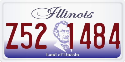 IL license plate Z521484