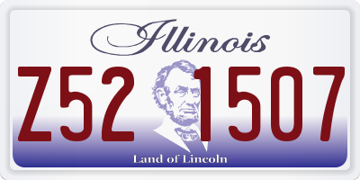 IL license plate Z521507