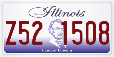 IL license plate Z521508
