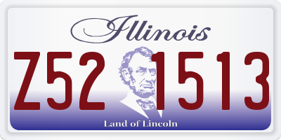 IL license plate Z521513