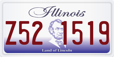IL license plate Z521519