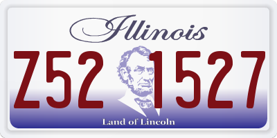 IL license plate Z521527