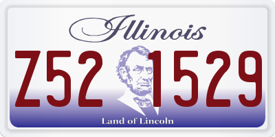 IL license plate Z521529