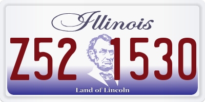 IL license plate Z521530