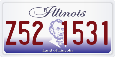 IL license plate Z521531