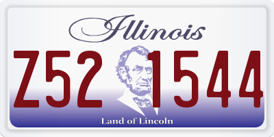 IL license plate Z521544