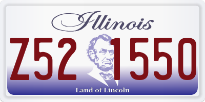 IL license plate Z521550
