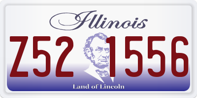 IL license plate Z521556