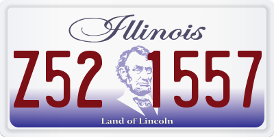 IL license plate Z521557