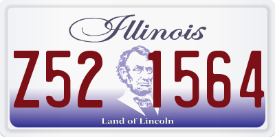 IL license plate Z521564