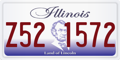 IL license plate Z521572