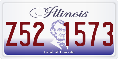 IL license plate Z521573