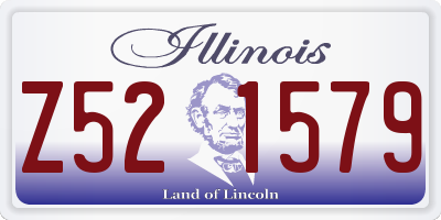 IL license plate Z521579