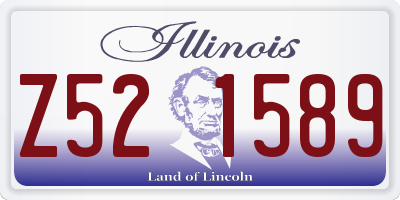 IL license plate Z521589