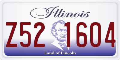 IL license plate Z521604