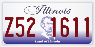 IL license plate Z521611