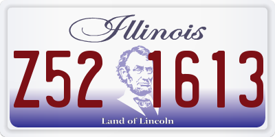 IL license plate Z521613