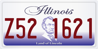 IL license plate Z521621