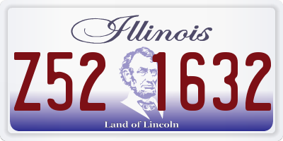 IL license plate Z521632